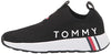 Tommy Hilfiger Women's Aliah Sneaker, Black, 9