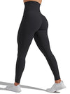 Unthewe High Waisted Butt Lifting Workout Gym Leggings for Women Buttery Soft Athletic Yoga Pants(U816-Black-L)