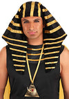 Dreamgirl Mens S Tut King Of Egypt Adult Fashion Costume, Black/Gold, Large US