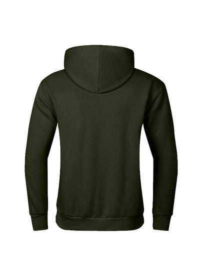 JMIERR Men's Sweatshirt Mens Fall Vintage Drawstring Hoodies Sweatshirts for Men Long Sleeve Hooded Pullover with Pockets Collar Fleece Casual Basic Simple Winter Shirts, US50(2XL), A Green